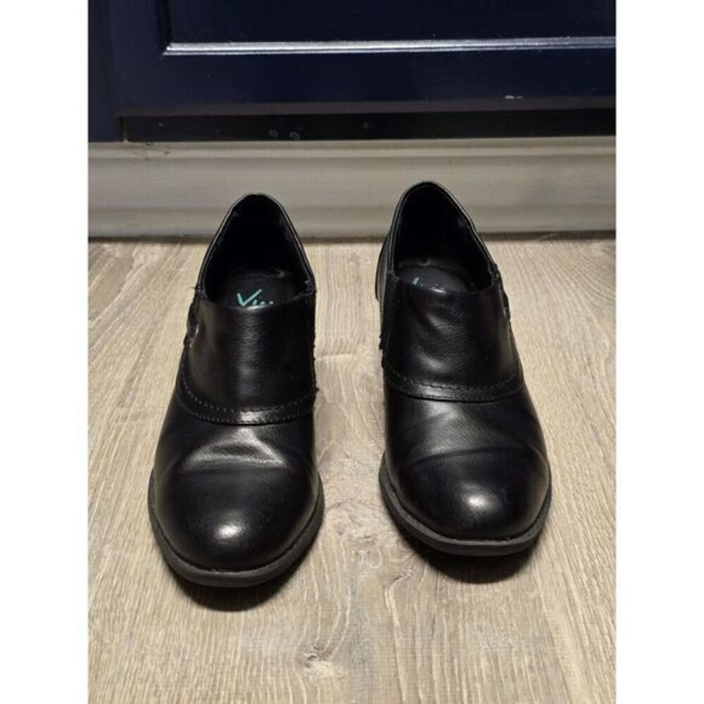 Yuu "Nelman" Women's Black Chucky Heel Slip On Ankle Bootie / Clog Size 6M‎